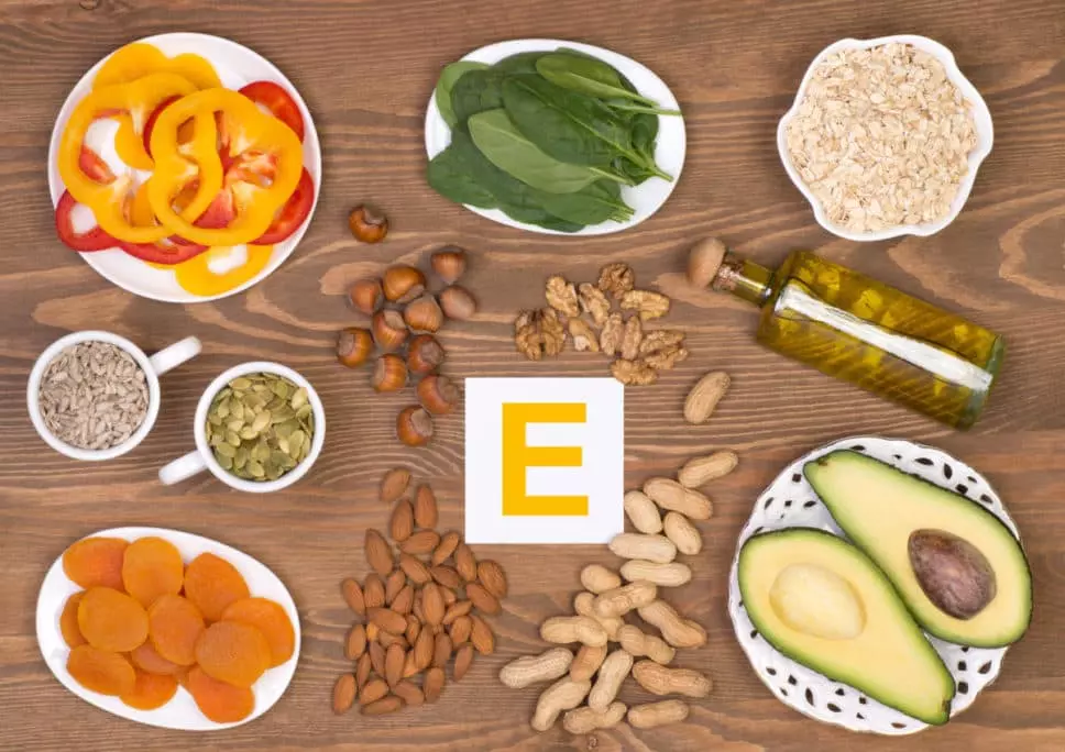 Продукты, содержащие витамин Е